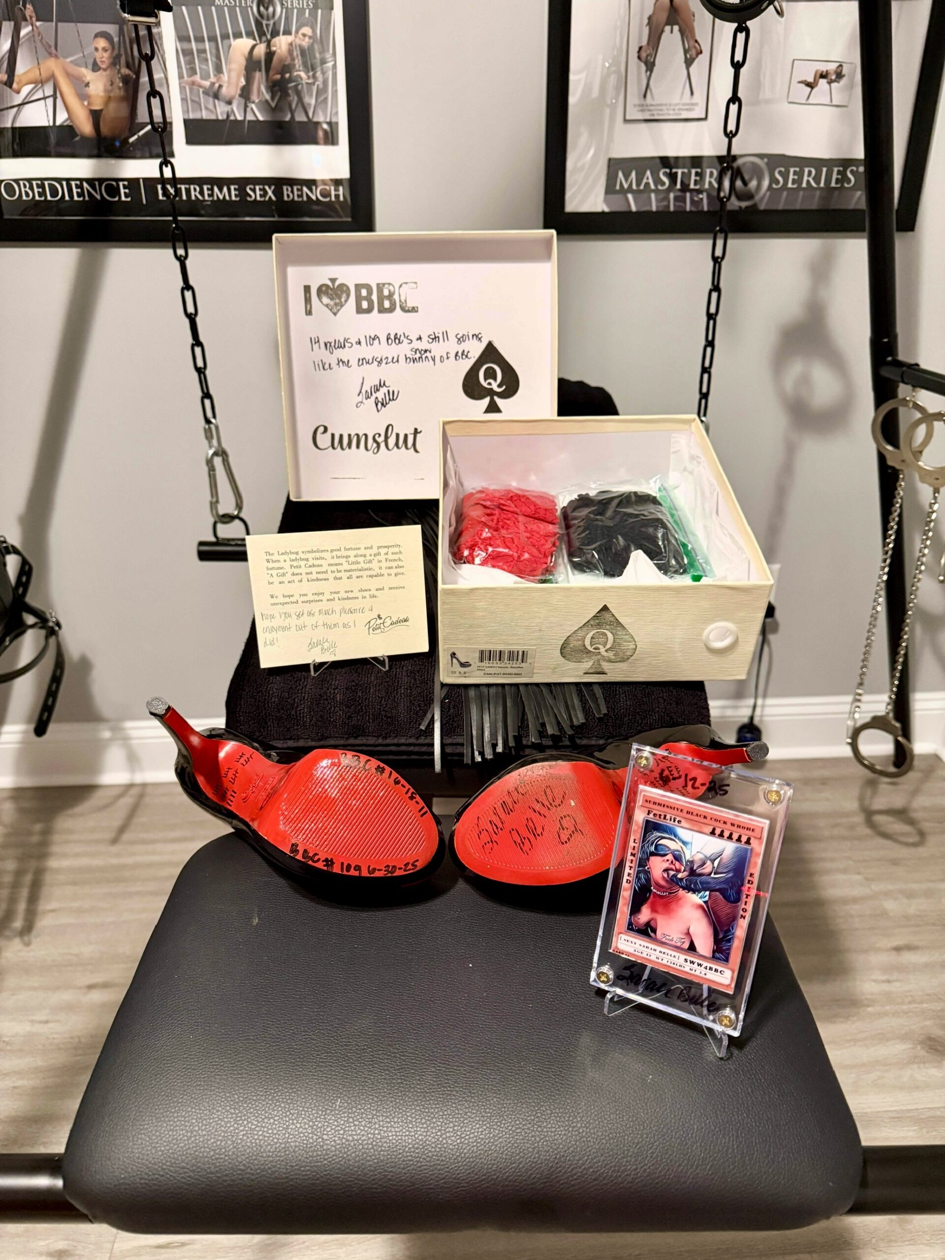 Sarah Belle Signature Collector’s Edition — Custom Well Worn & Used BBC Heels Archive (2011–2025)