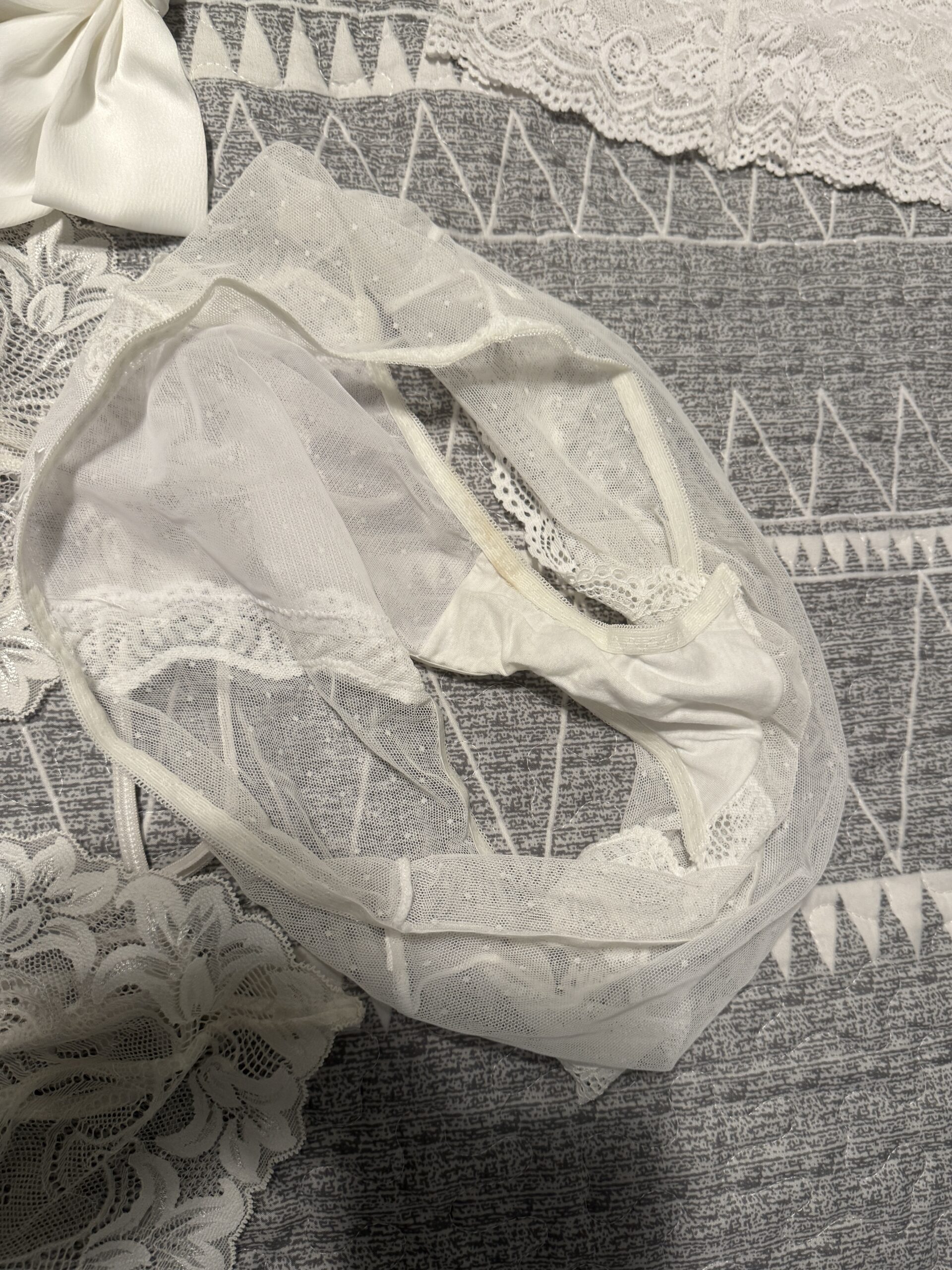 My Actual Wedding Dress & Full Honeymoon Memorabilia Package! 💍🔥🍆 - Image 8