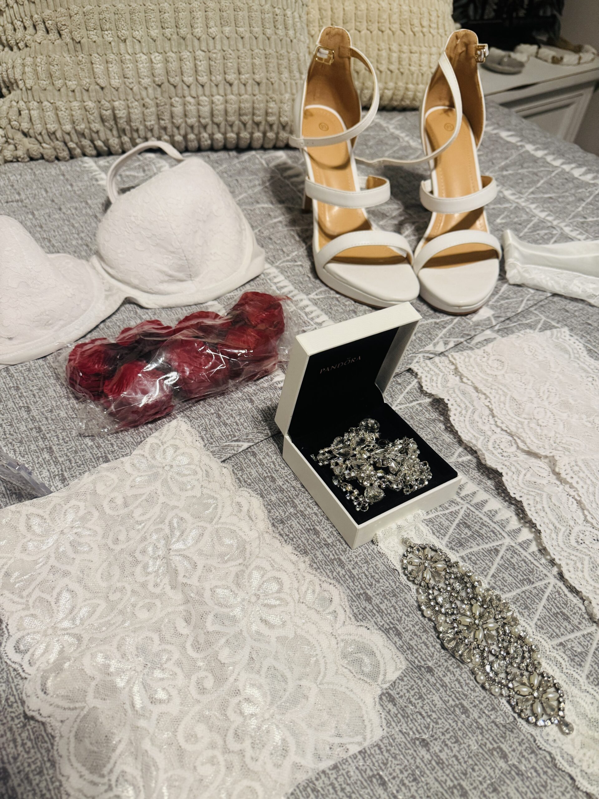 My Actual Wedding Dress & Full Honeymoon Memorabilia Package! 💍🔥🍆 - Image 2