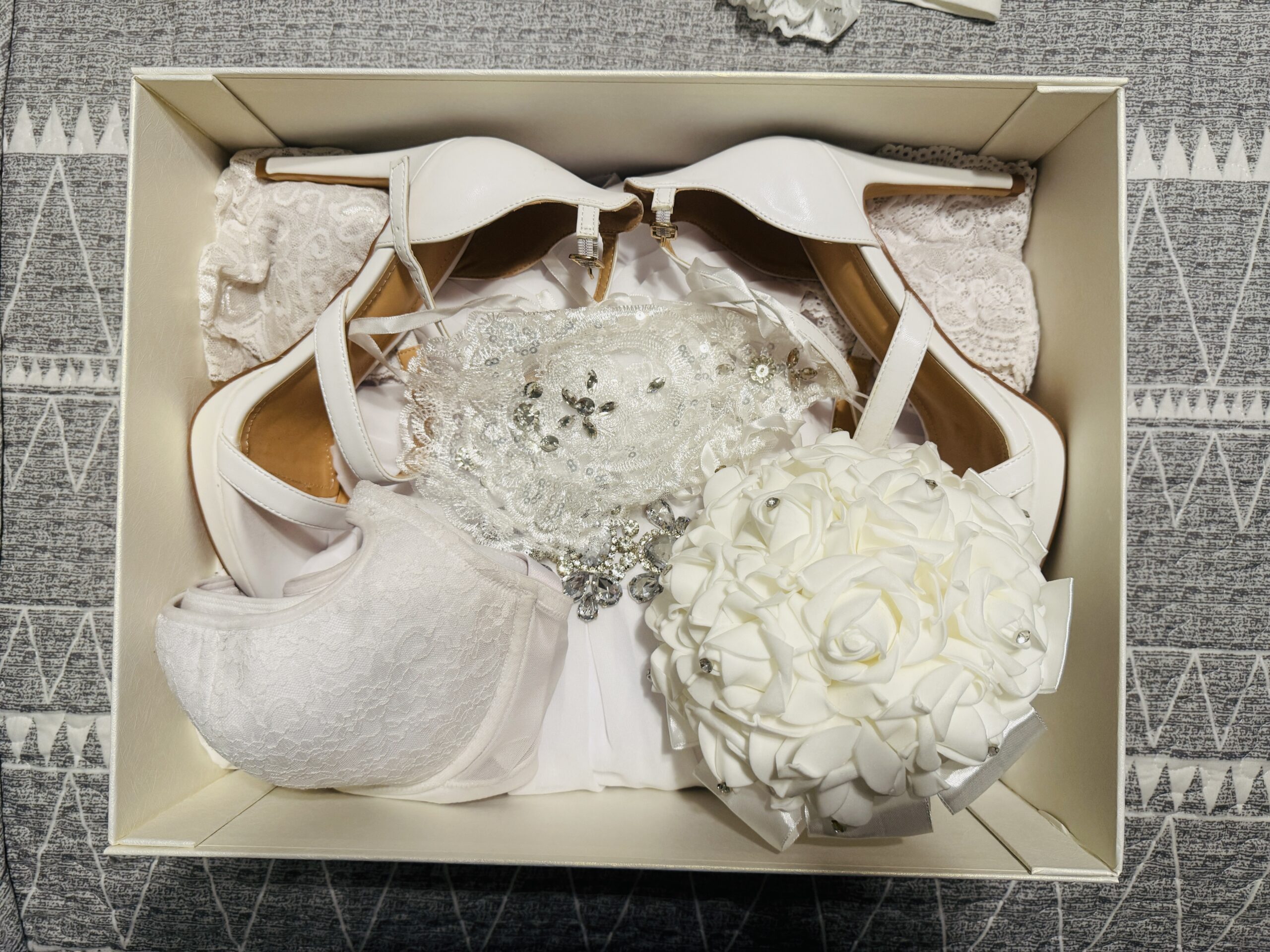 My Actual Wedding Dress & Full Honeymoon Memorabilia Package! 💍🔥🍆 - Image 3